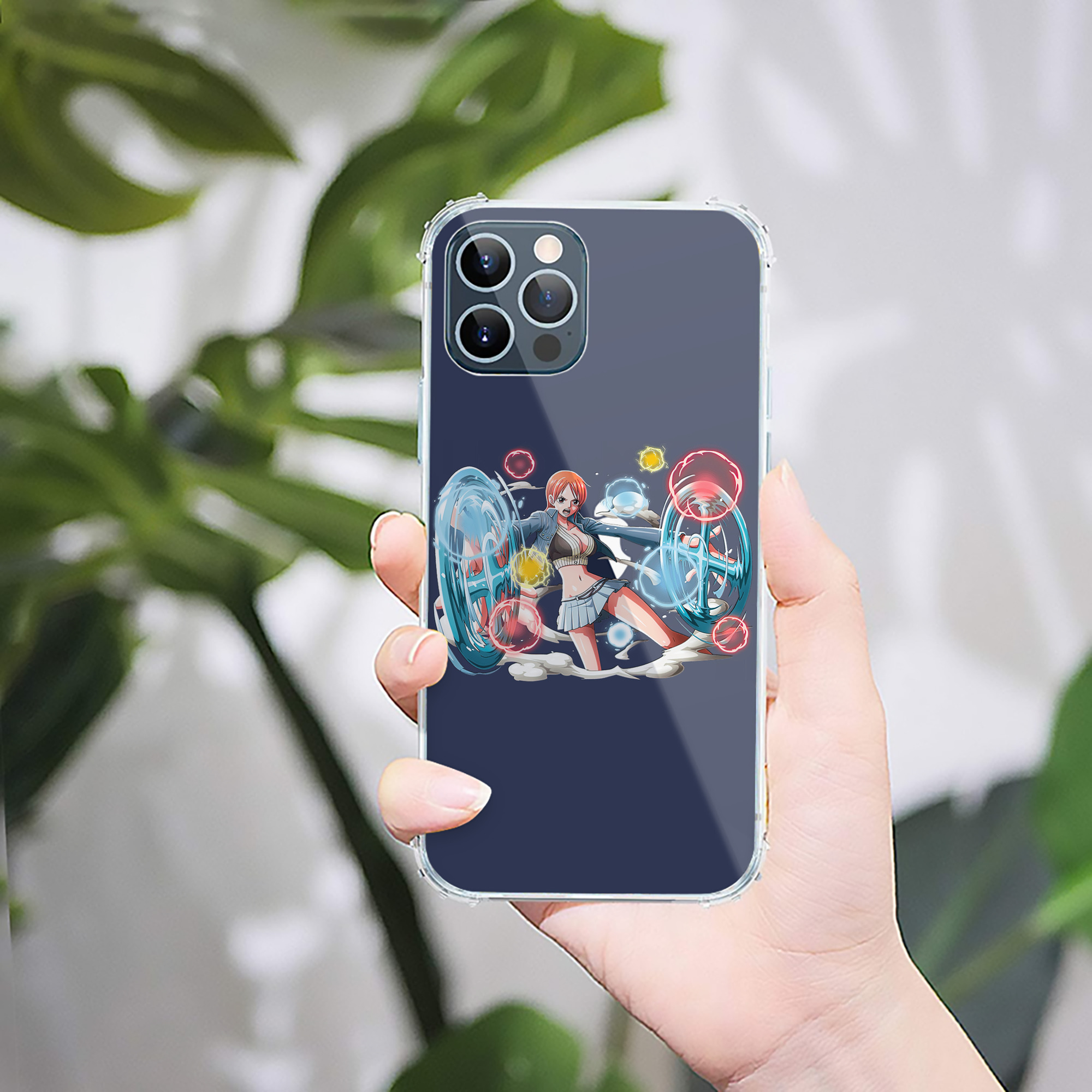 （画像用） ワンピース ナミ ONE PIECE Nami 【iPhone 12シリーズ対応】透明スマホケース（クリアソフトケース）